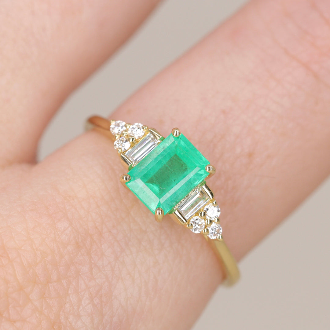 Emerald Engagement Rings
