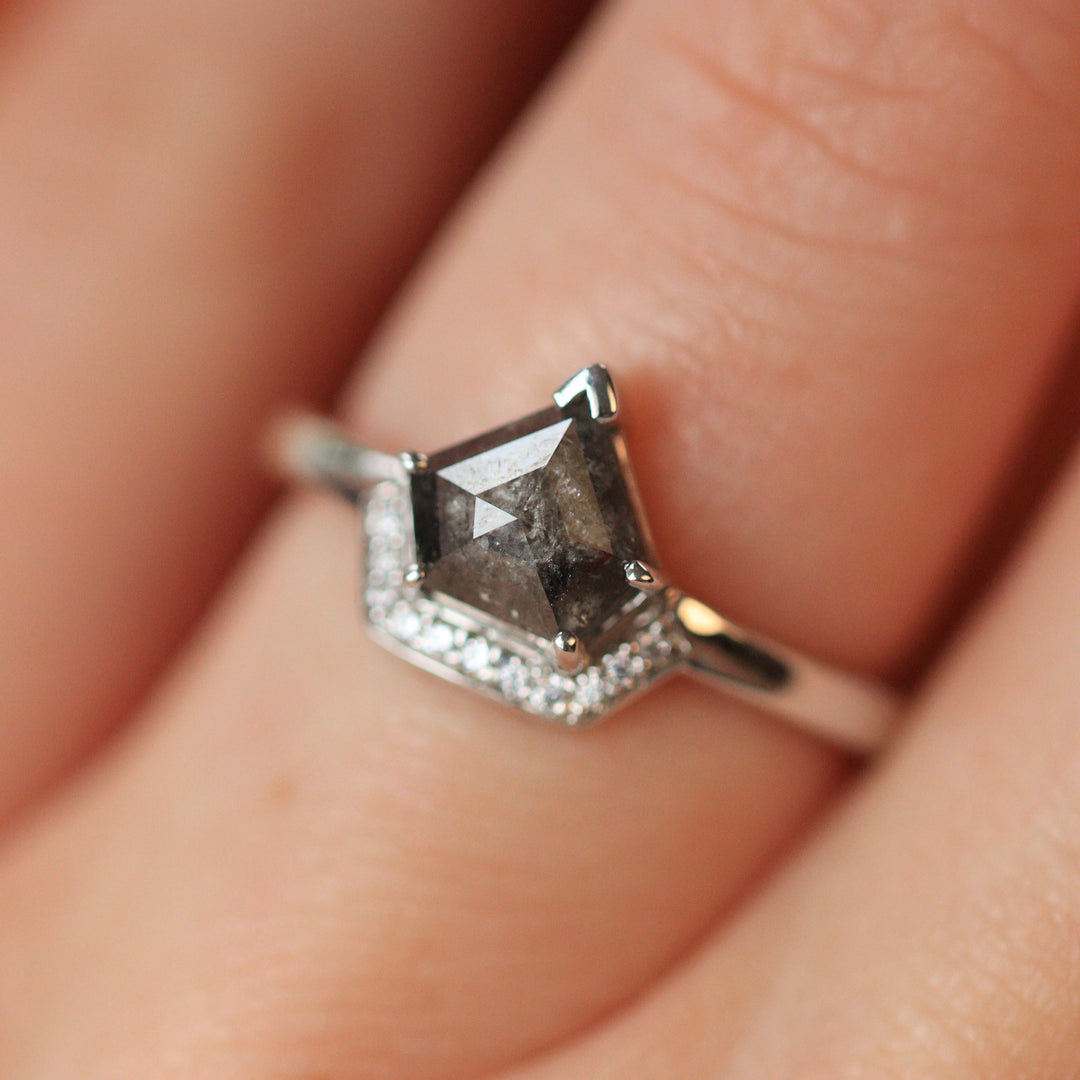 Shield Cut Engagement Rings