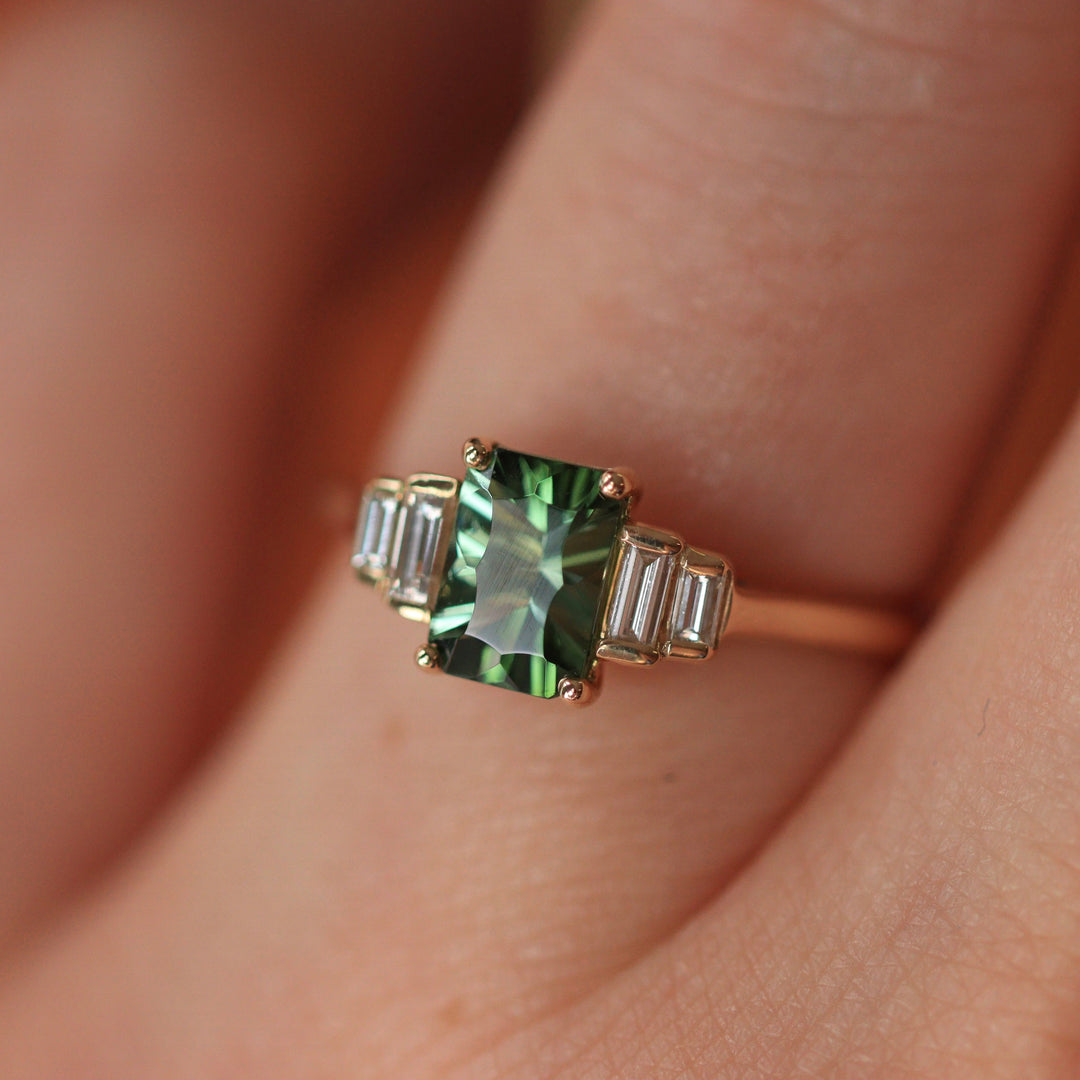 Tourmaline Engagement Rings