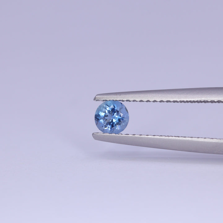 0.30ct Round Diamond Cut Aquamarine Loose Gemstones