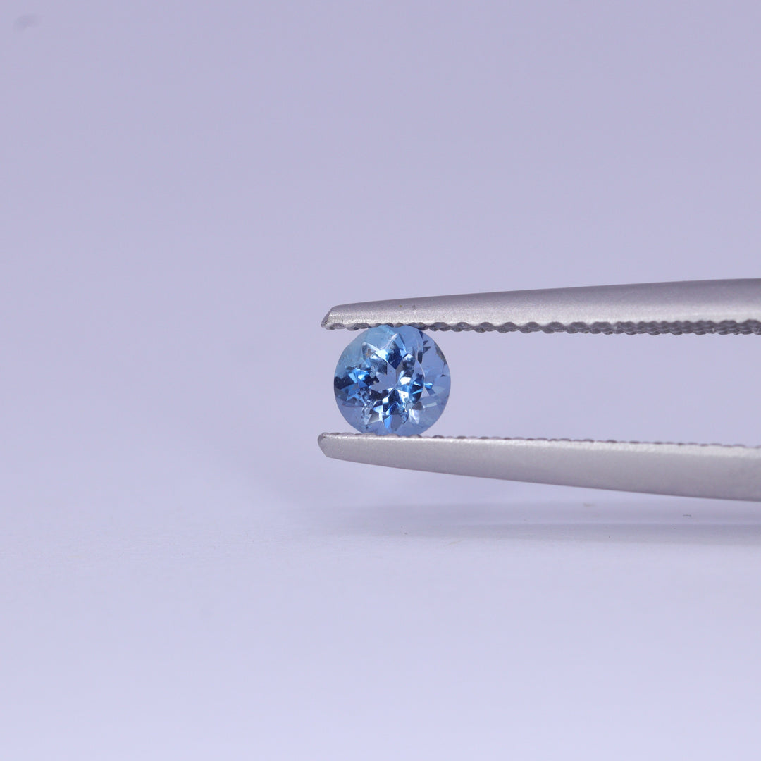 0.30ct Round Diamond Cut Aquamarine Loose Gemstones