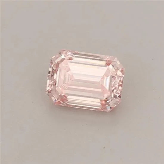 0.30ct Emerald Lab Grown Diamond (Colour Fancy Intense Pink, Clarity VS1, IGI Certified)