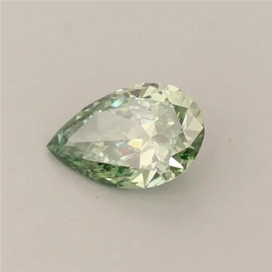 0.39ct Pear Lab Grown Diamond (Colour Fancy Vivid Green, Clarity VS1, IGI Certified) diamond