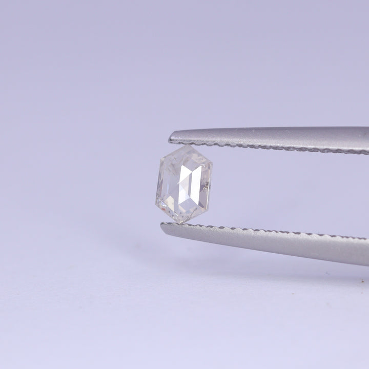0.40ct Elongated Hexagon Salt and Pepper Diamond