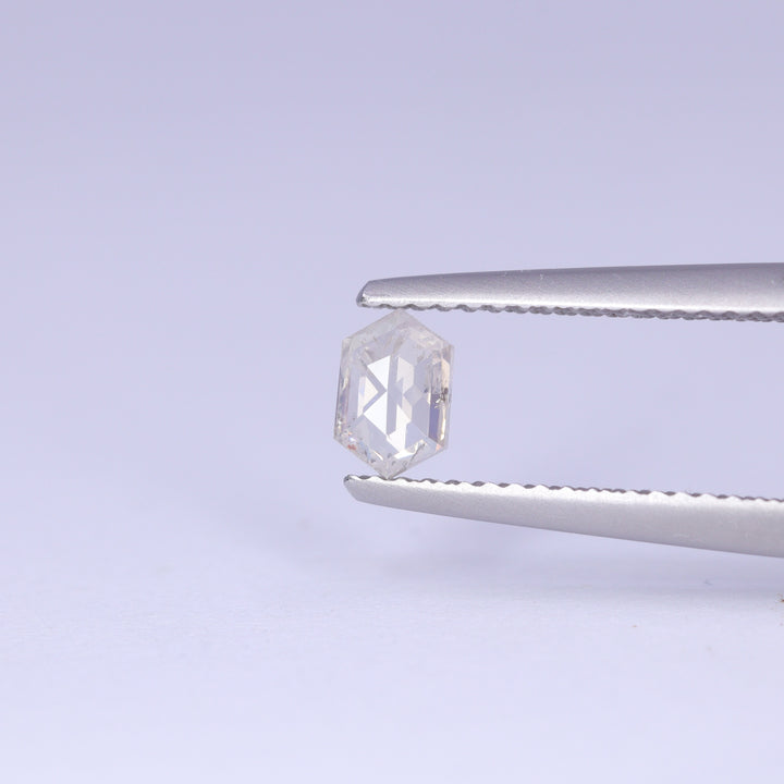 0.40ct Elongated Hexagon Salt and Pepper Diamond