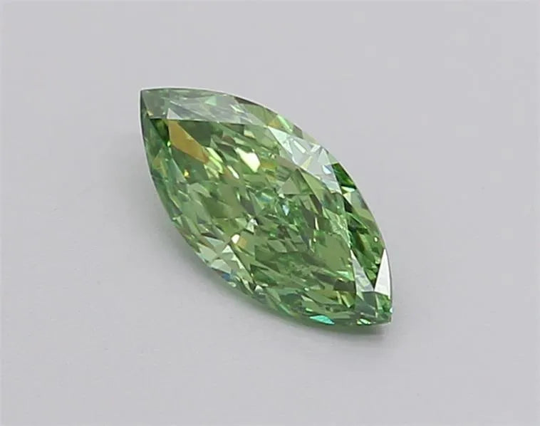 0.41ct Marquise Lab Grown Diamond (Colour Fancy Vivid Green, Clarity VS2, IGI Certified) diamond