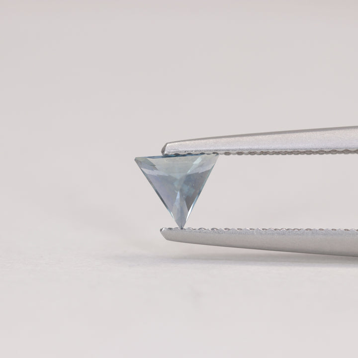 0.50ct Trilliant Cut Geometric Denim Blue Sapphire, Set of 3