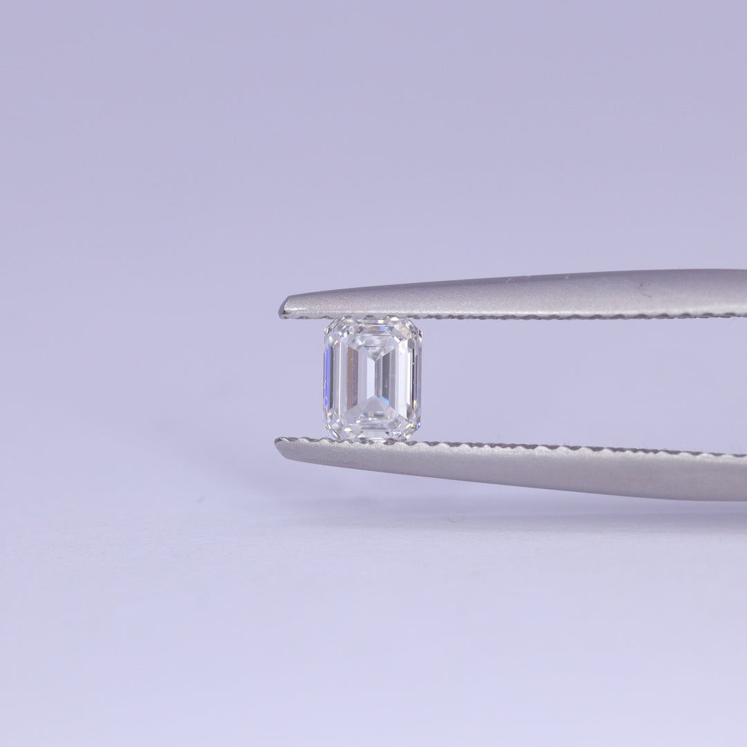 0.50ct Emerald Cut Natural Diamond D VS1, GIA Certified Loose Gemstones
