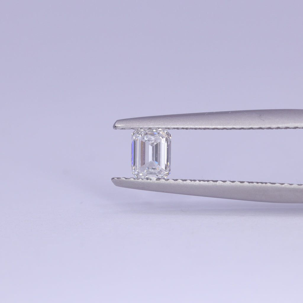 0.50ct Emerald Cut Natural Diamond D VS1, GIA Certified Loose Gemstones
