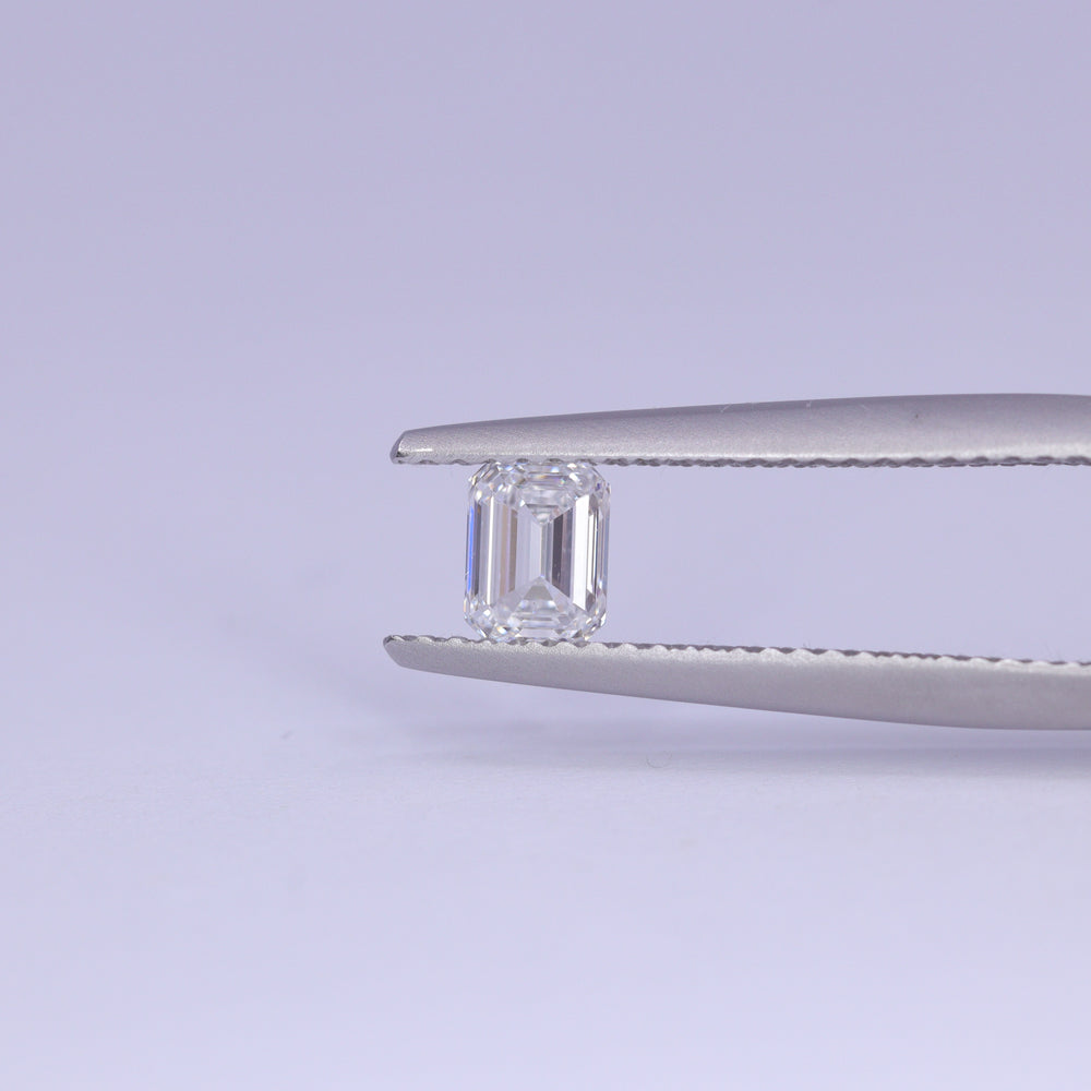 0.50ct Emerald Cut Natural Diamond D VS1, GIA Certified Loose Gemstones