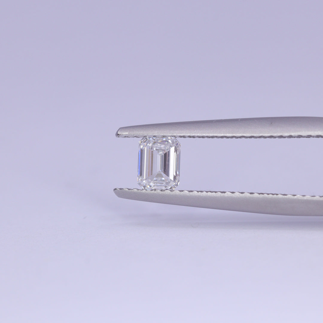 0.50ct Emerald Cut Natural Diamond D VS1, GIA Certified Loose Gemstones