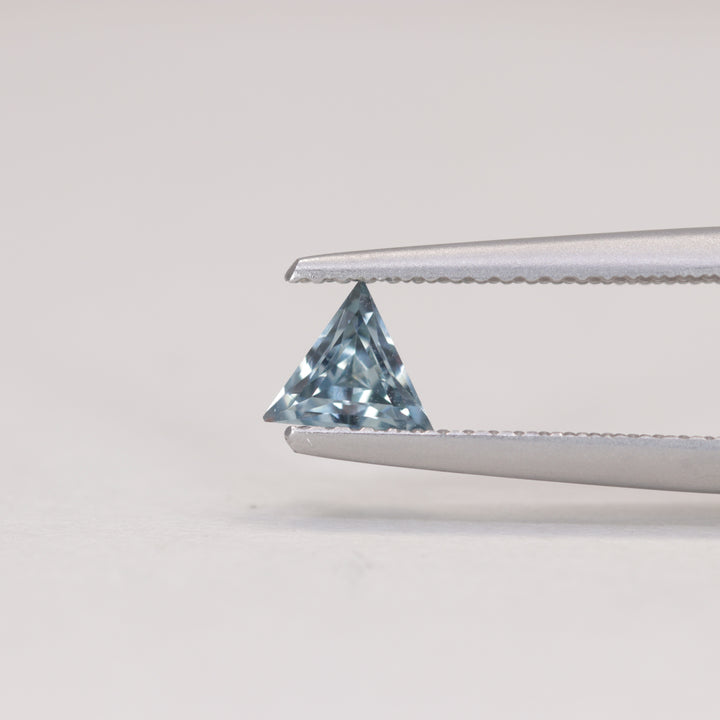 0.50ct Trilliant Cut Geometric Denim Blue Sapphire, Set of 3