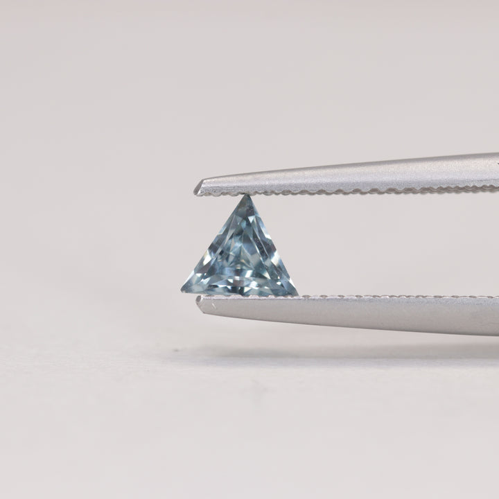 0.50ct Trilliant Cut Geometric Denim Blue Sapphire, Set of 3