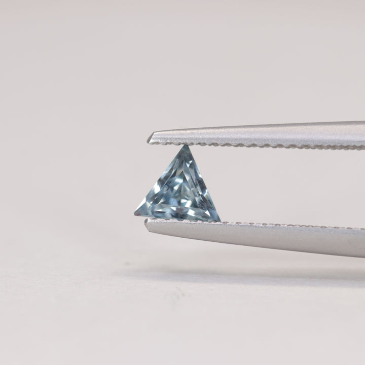 0.50ct Trilliant Cut Geometric Denim Blue Sapphire, Set of 3