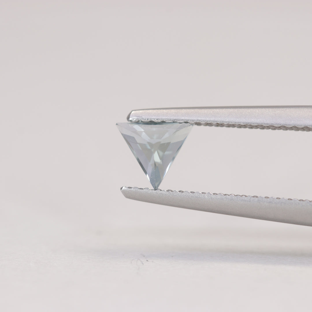 0.50ct Trilliant Cut Geometric Denim Blue Sapphire, Set of 3