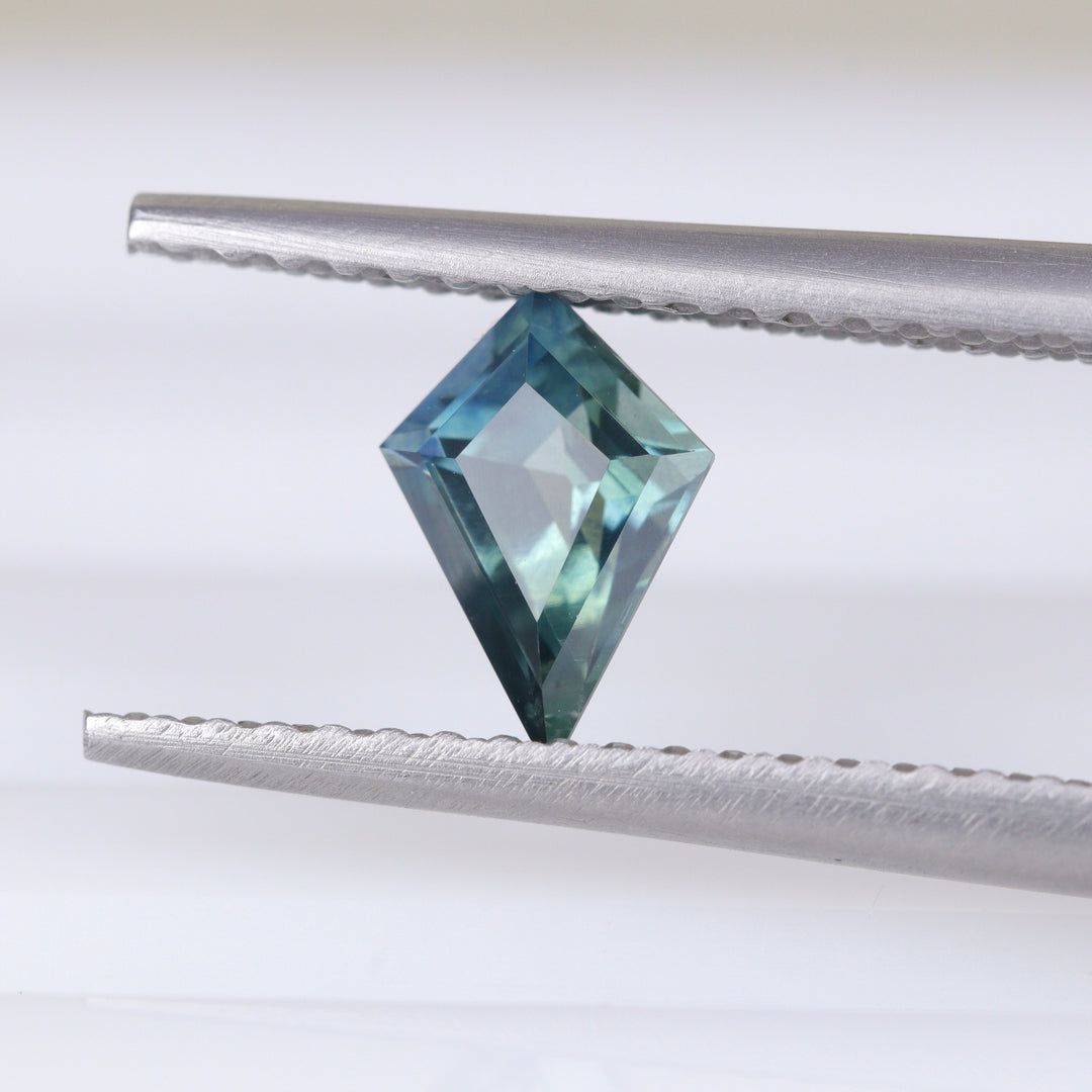 Geometric Teal Sapphires - Available for Custom Engagement Rings