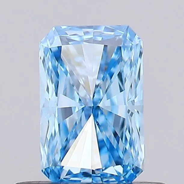 0.52ct Radiant Lab Grown Diamond (Colour Fancy Vivid Blue, Clarity VVS2, IGI Certified) diamond