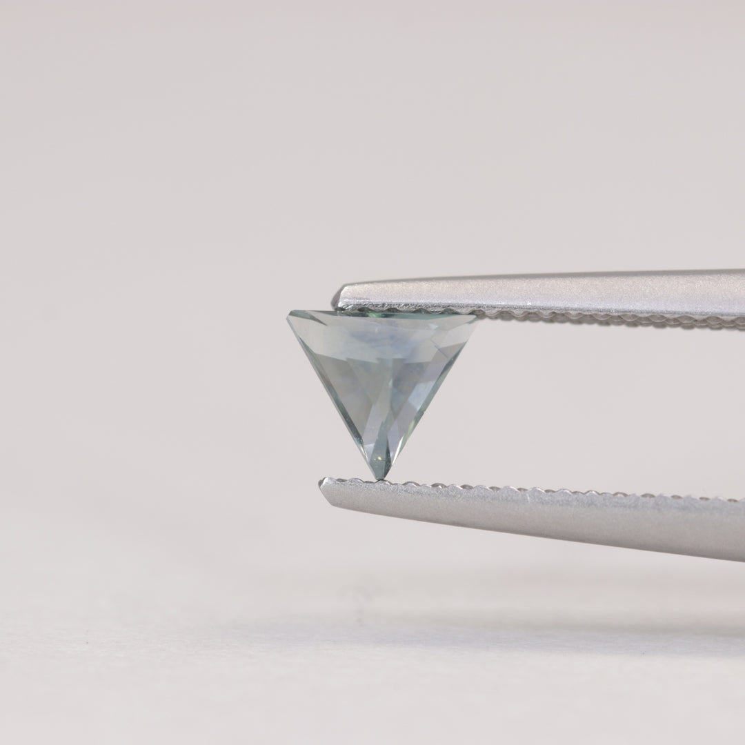 0.50ct Trilliant Cut Geometric Denim Blue Sapphire, Set of 3