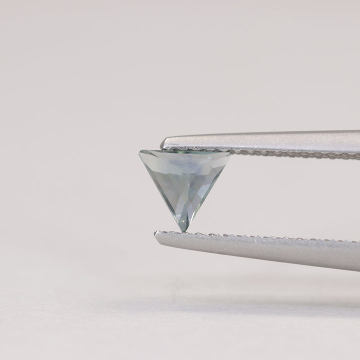 0.50ct Trilliant Cut Geometric Denim Blue Sapphire, Set of 3