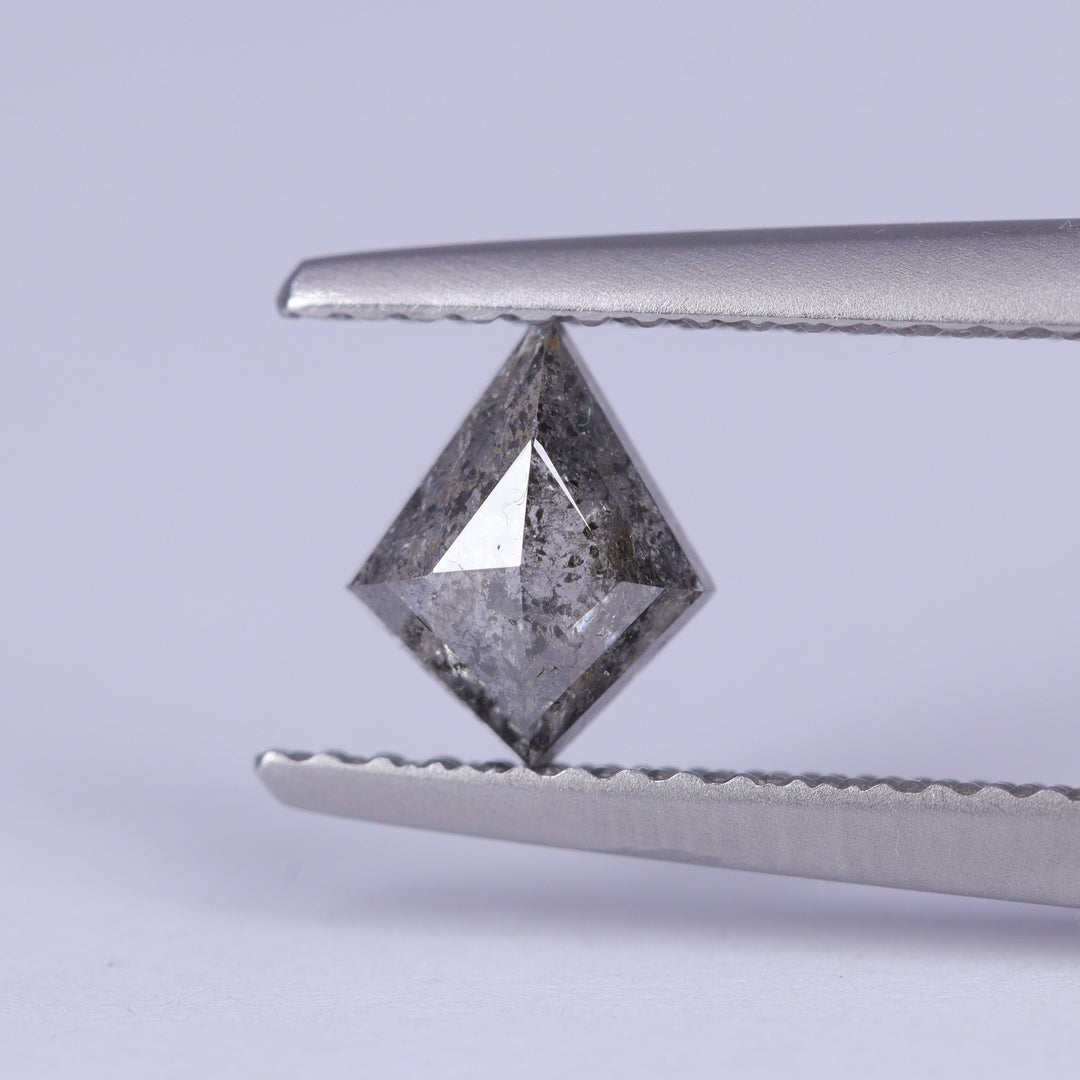0.54ct Kite Cut Salt and Pepper Diamond Loose Gemstones