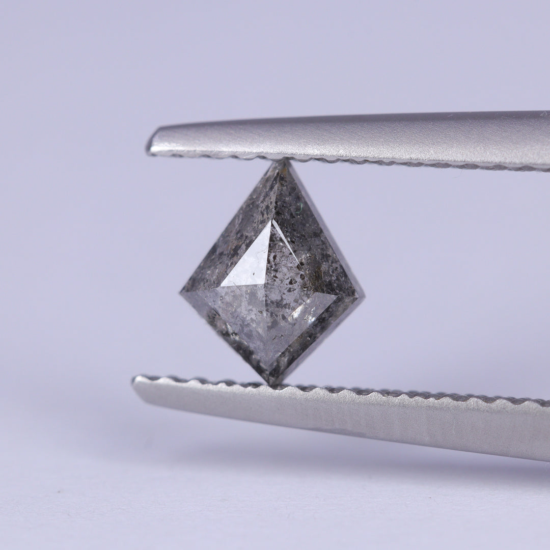 0.54ct Kite Cut Salt and Pepper Diamond Loose Gemstones