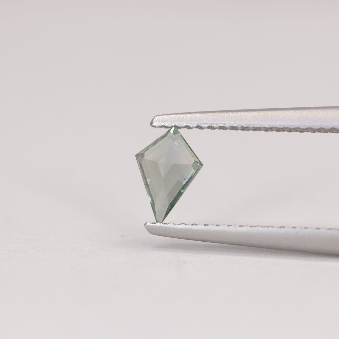 0.55ct Kite Cut Montana Pale Blue Green Lagoon Teal Sapphire Loose Gemstones