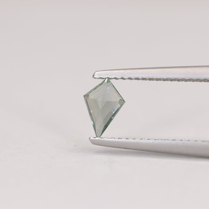 0.55ct Kite Cut Montana Pale Blue Green Lagoon Teal Sapphire Loose Gemstones