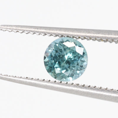 Teal Sapphire | 0.57ct Round Brilliant Cut, Loose Gemstone
