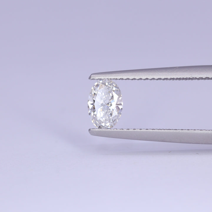0.60ct Oval Cut Lab Grown Diamond E VS2, IGI Certified
