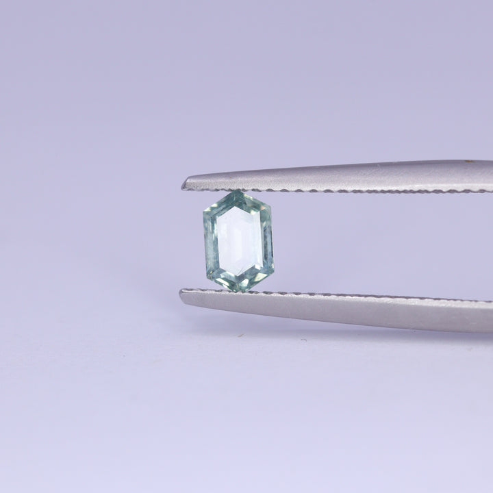 0.64ct Hexagon Cut Montana Sapphire Loose Gemstones