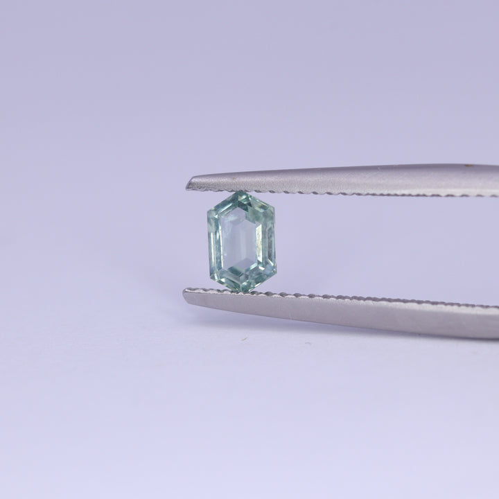 0.64ct Hexagon Cut Montana Sapphire Loose Gemstones