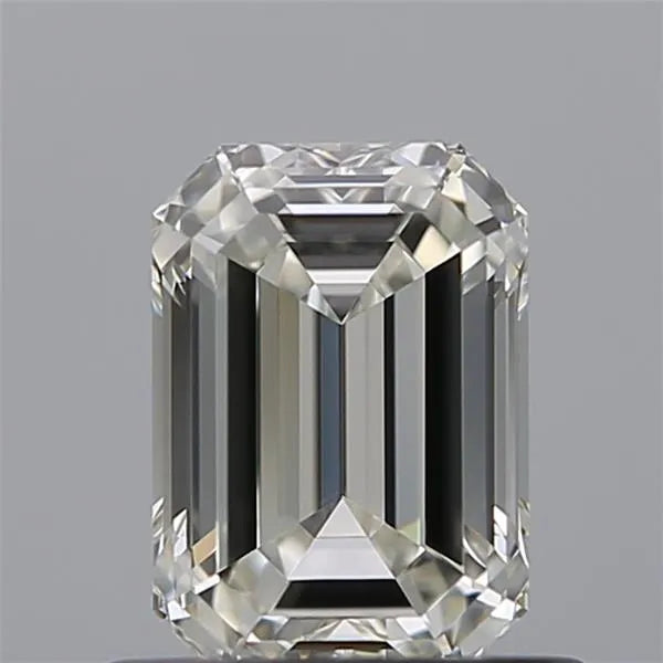 0.70ct Emerald Natural Diamond (Colour H, Clarity IF, Cut VG, IGI Certified)