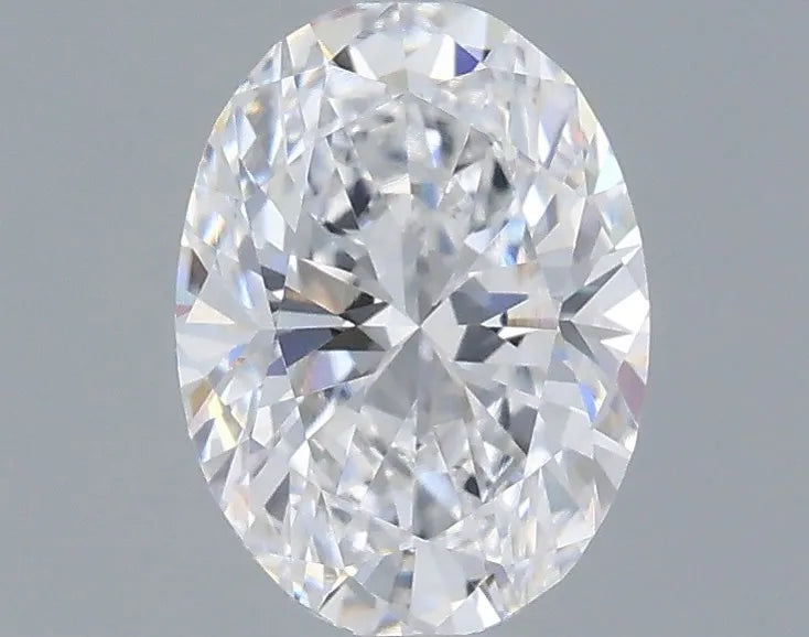 0.75ct Oval Lab Grown Diamond (Colour D, Clarity VVS2, IGI Certified)