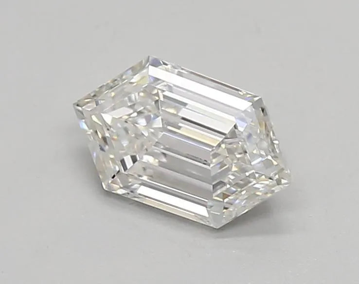 0.76ct Hexagonal Lab Grown Diamond (Colour F, Clarity VVS1, IGI Certified)