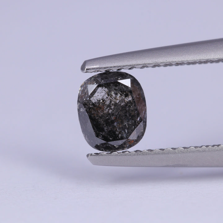 0.78ct Oval Cushion Cut Salt and Pepper Diamond Loose Gemstones