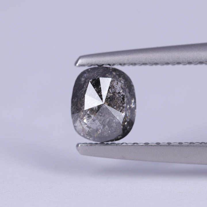0.78ct Oval Cushion Cut Salt and Pepper Diamond Loose Gemstones
