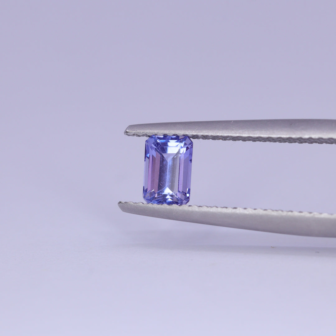 0.81ct Emerald Cut Tanzanite Loose Gemstones