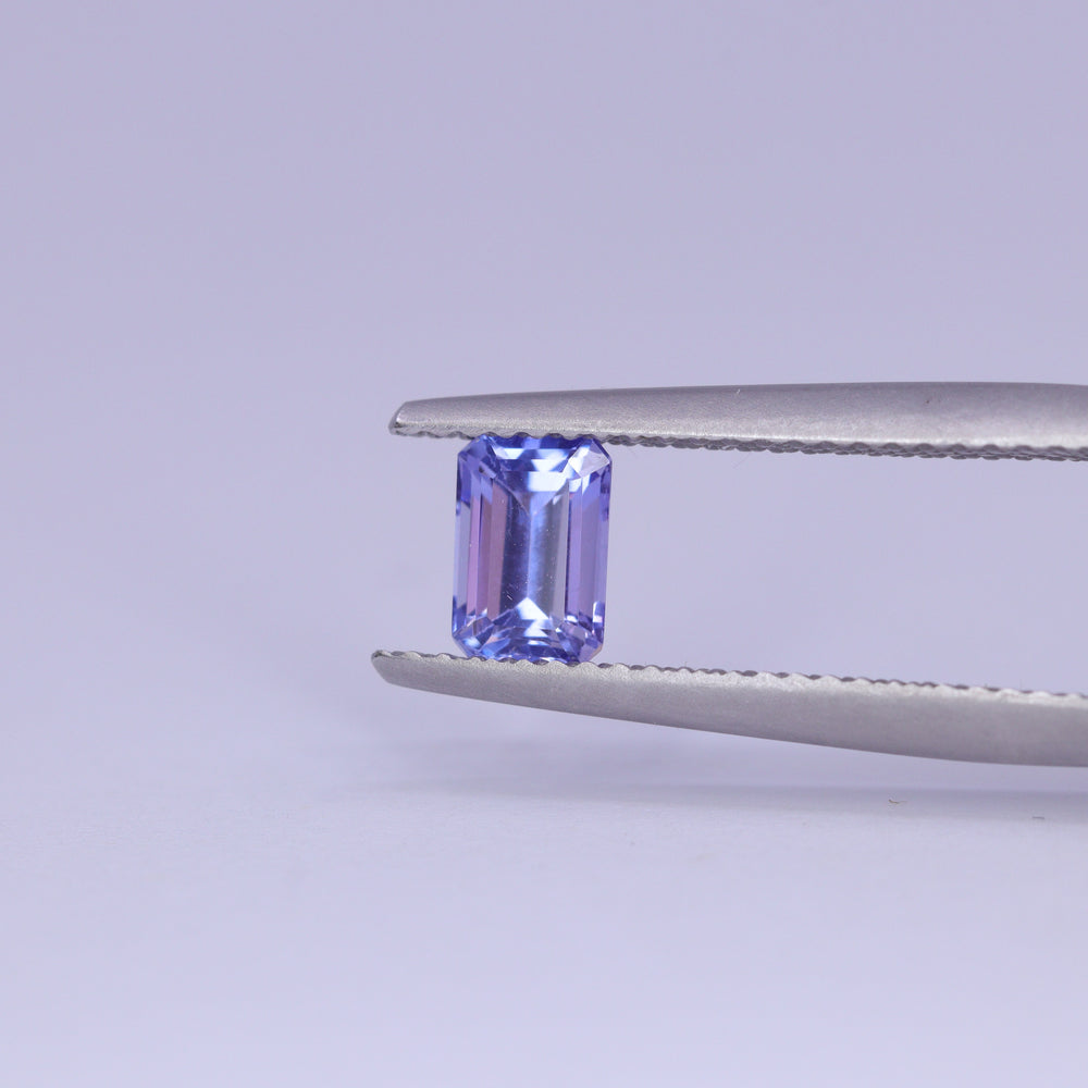 0.81ct Emerald Cut Tanzanite Loose Gemstones