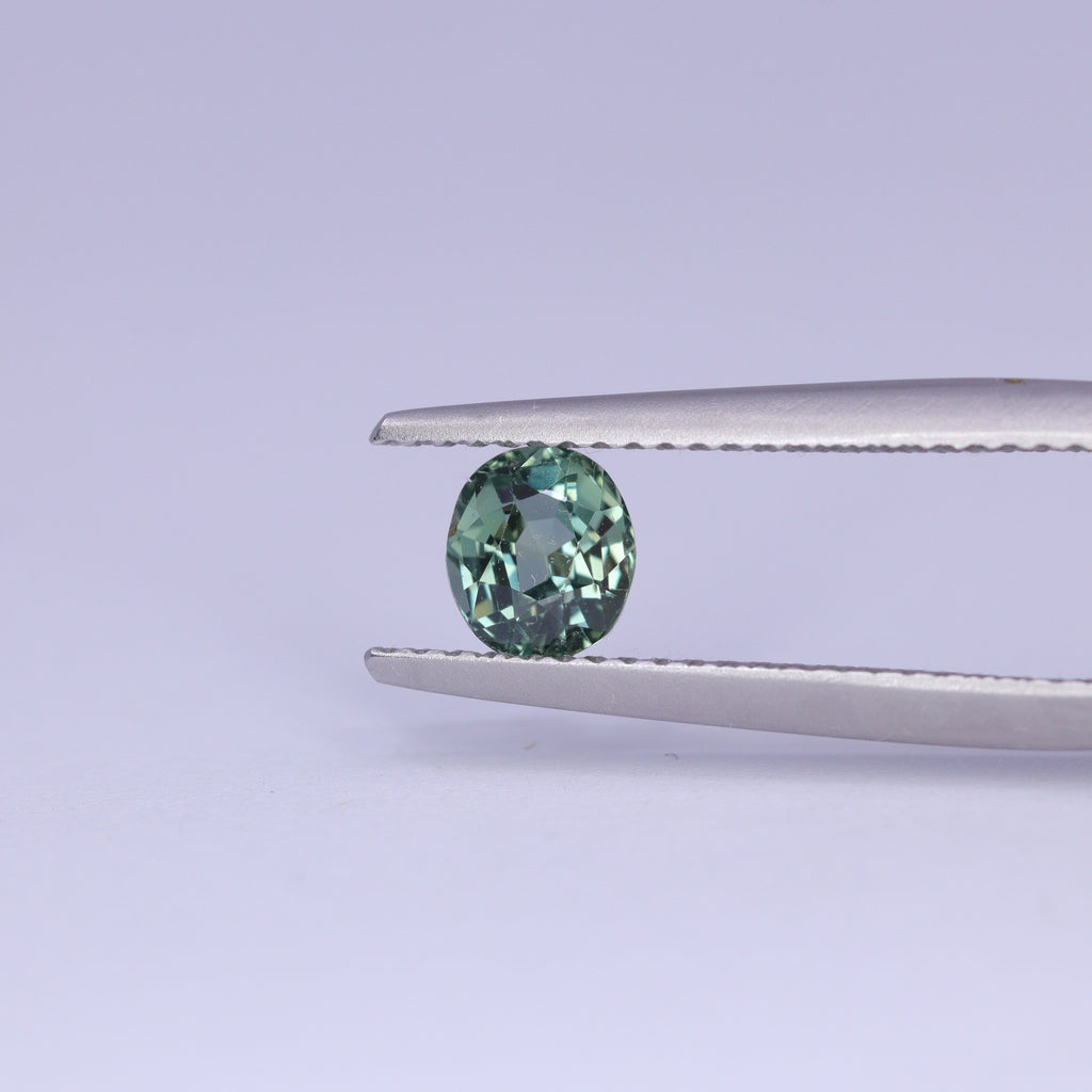 0.85ct Oval Cut Blue Green Sapphire Loose Gemstones
