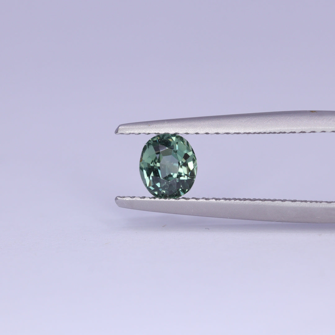 0.85ct Oval Cut Blue Green Sapphire Loose Gemstones