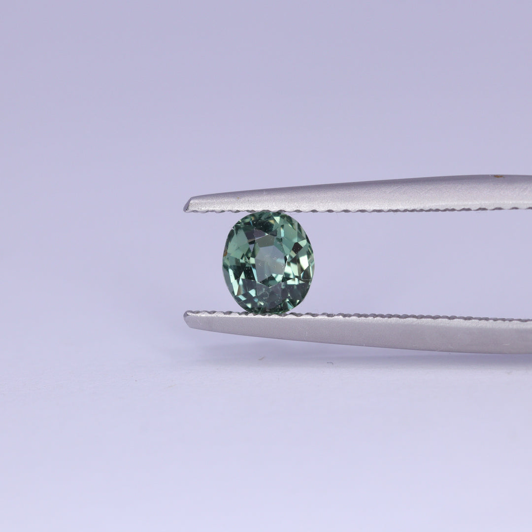 0.85ct Oval Cut Blue Green Sapphire Loose Gemstones