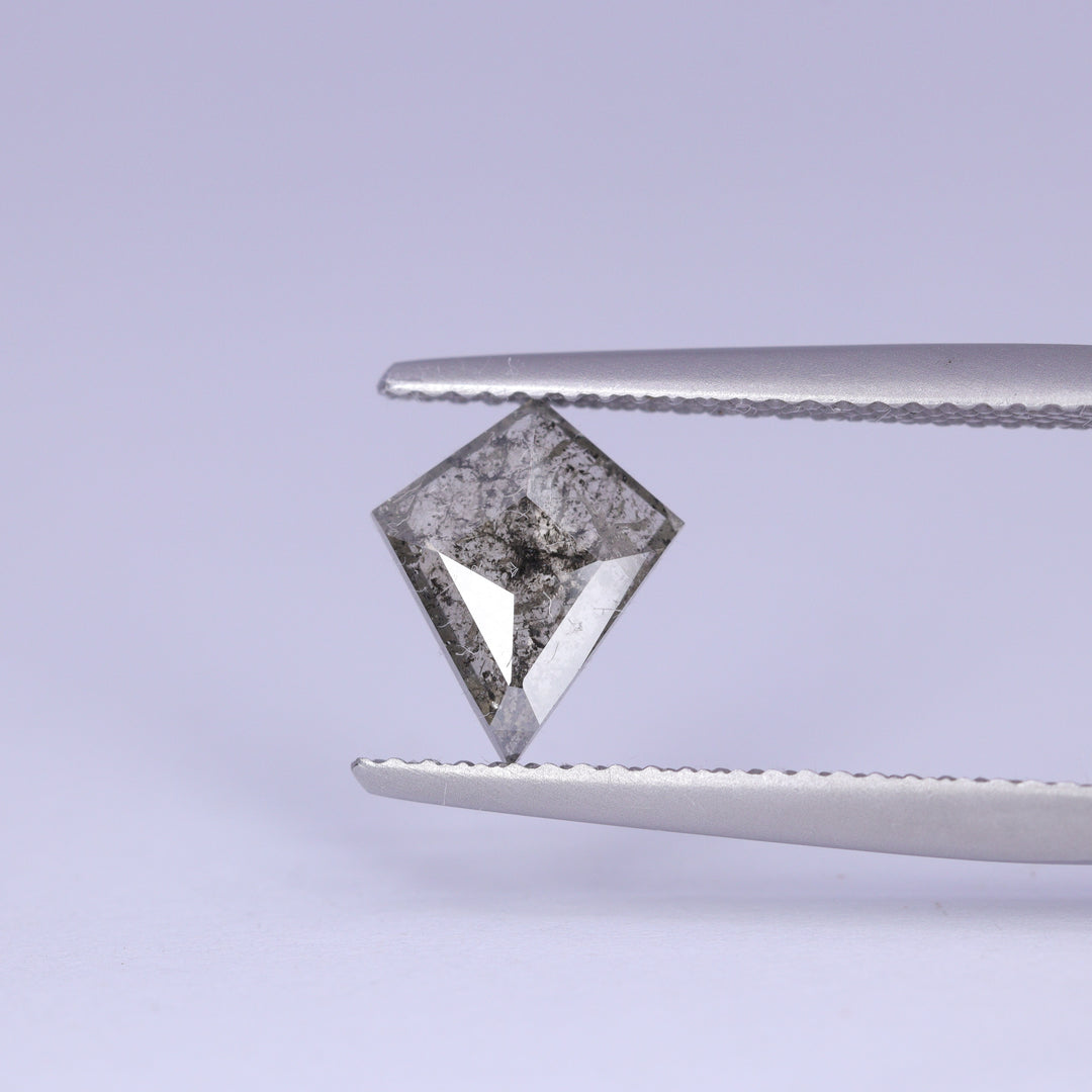 0.88ct Kite Cut Salt and Pepper Diamond Loose Gemstones