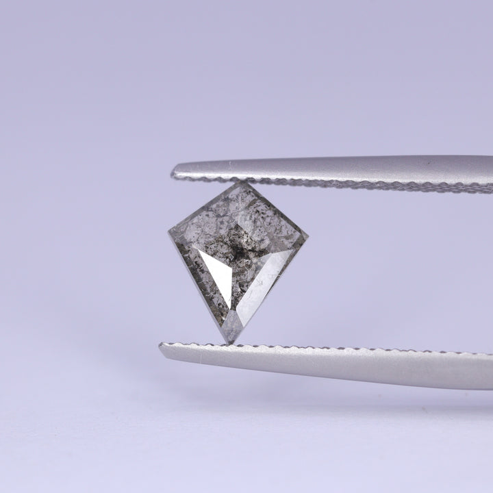 0.88ct Kite Cut Salt and Pepper Diamond Loose Gemstones