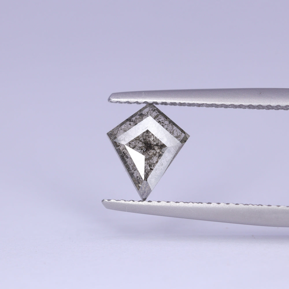 0.88ct Kite Cut Salt and Pepper Diamond Loose Gemstones