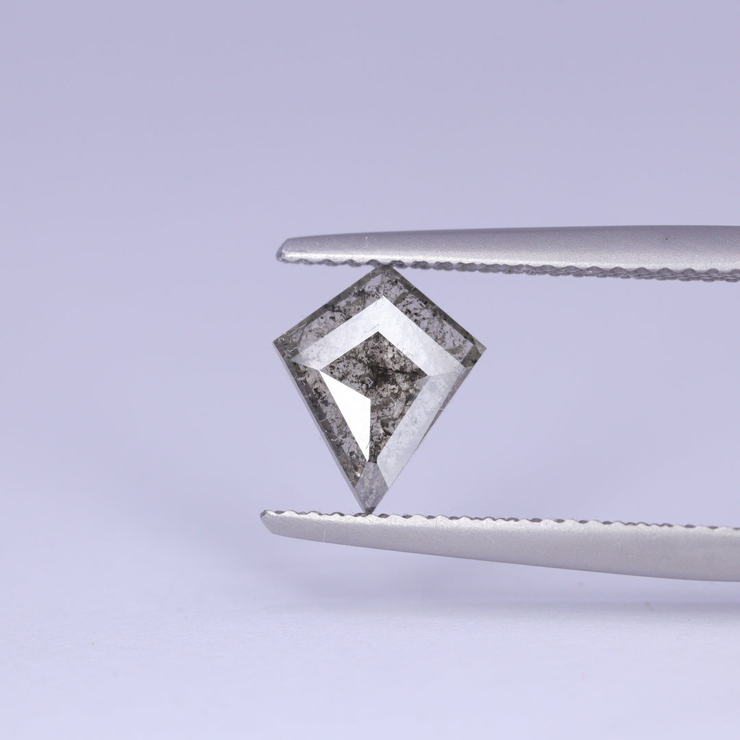 0.88ct Kite Cut Salt and Pepper Diamond Loose Gemstones
