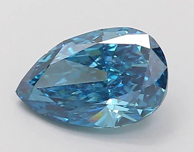0.89ct Pear Lab Grown Diamond (Colour Fancy Vivid Blue, Clarity VS1, IGI Certified) diamond