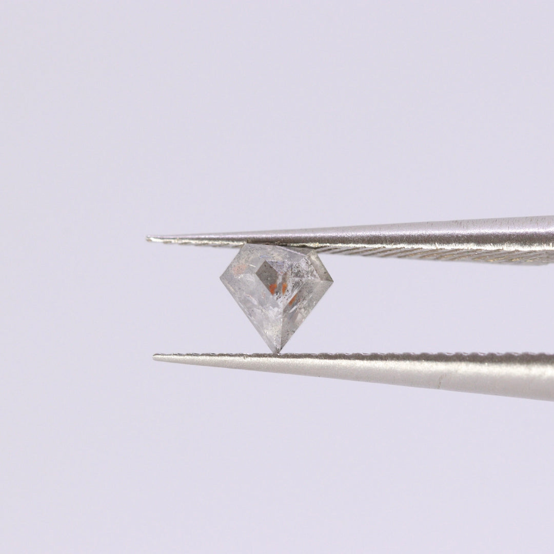 Salt and Pepper Diamond | 0.34ct Shield Cut, Loose Gemstone