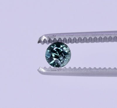 Teal Sapphire  | 0.44ct Round Brilliant Cut, Loose Gemstone