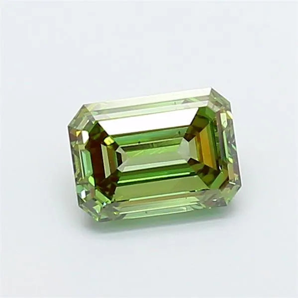 1.00ct Emerald Lab Grown Diamond (Colour Fancy Vivid Green, Clarity VS2, IGI Certified)