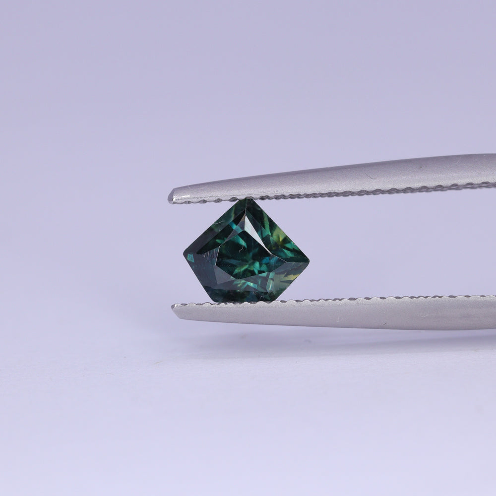 1.01ct Shield Cut Teal Sapphire Loose Gemstones